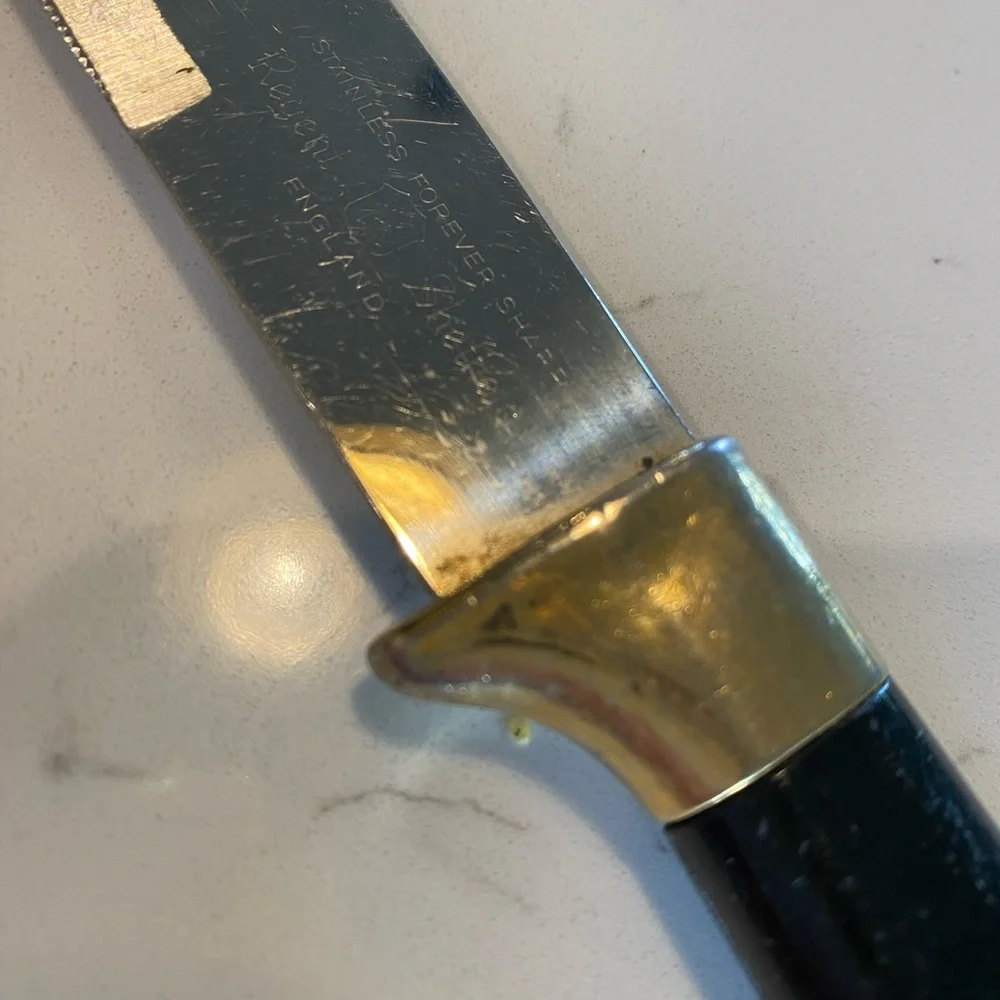 Vintage 1950s Regent Sheffield Carving Knife Stainless Steel England